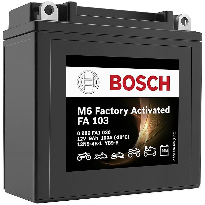 Mi opinión sobre la batería Bosch FA103 para motocicletas AGM.