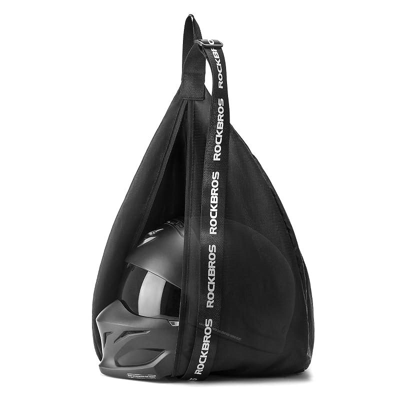 Mi opinión sobre la bolsa ROCKBROS para casco de moto en viajes.